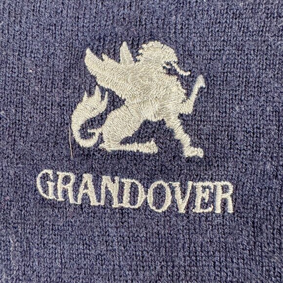 Peter Millar Sweater Mens XL Blue Wool Silk Blend Grandover Resort Golf Preppy‎ - Picture 3 of 13
